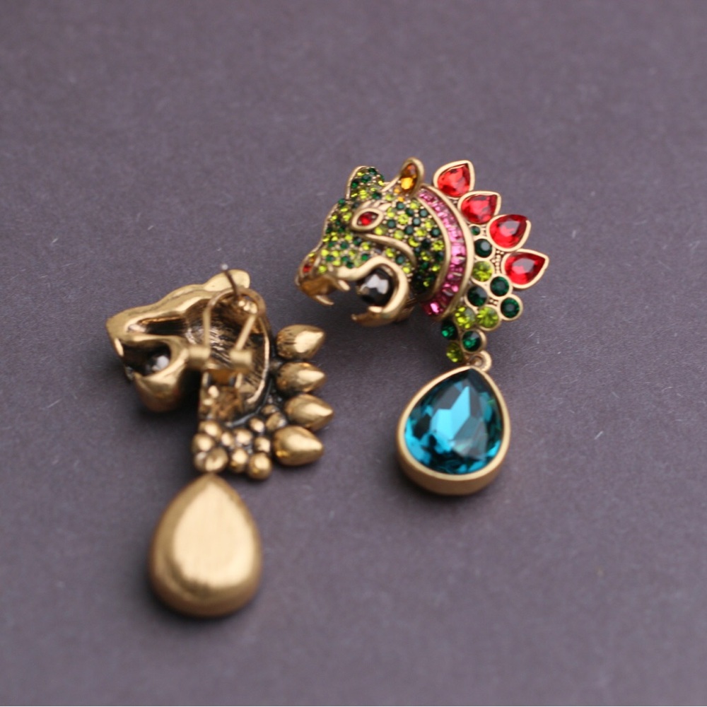 Unsigned Heidi Daus Stunning Multi Colored Rhines… - image 4